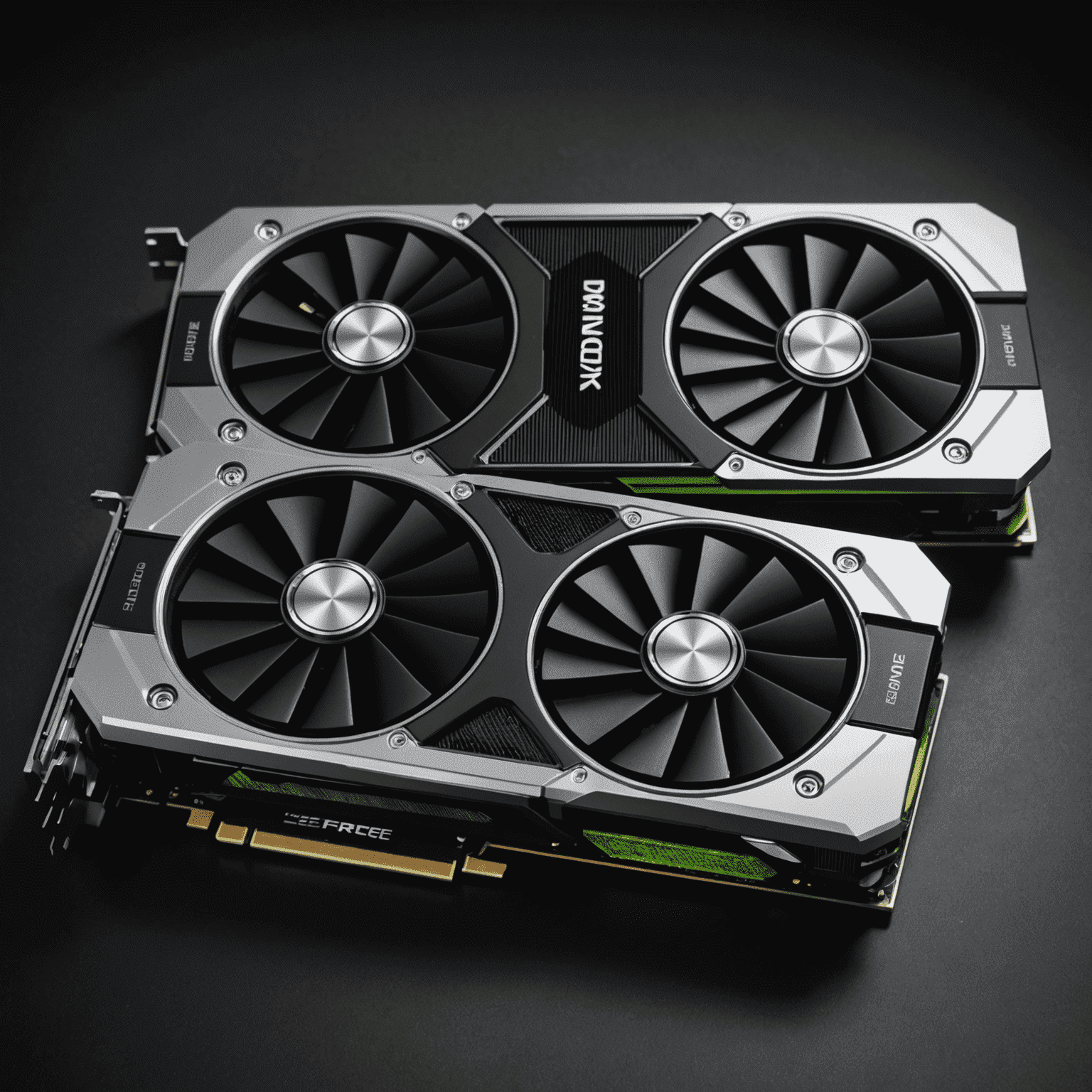 NVIDIA GeForce RTX 3080 graphics card, showcasing its sleek design with dual fans and 'GeForce RTX' branding